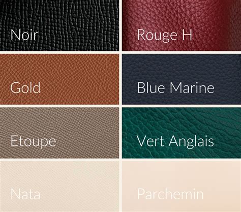 hermes color list